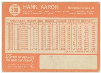 1964 Topps Hank Aaron #300